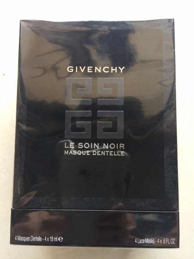 纪梵希givenchy墨藻珍萃黑金蕾丝面膜