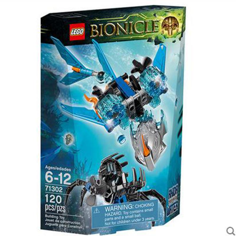 3月新品乐高生化战士71302水系灵兽akida lego bionicle 积木玩具