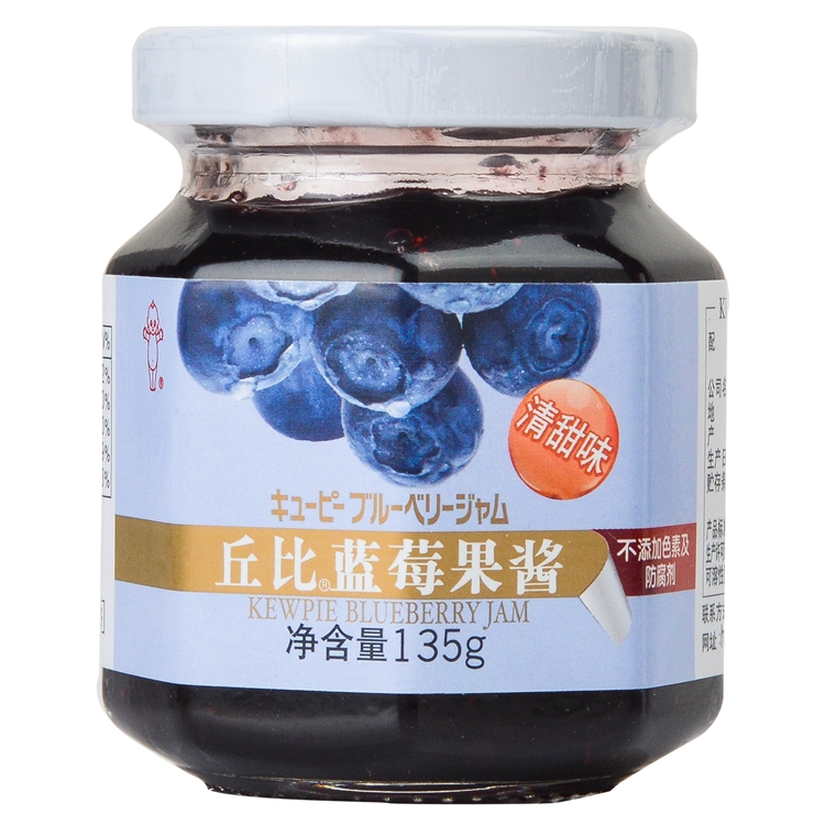 【超级生活馆】丘比低糖度蓝莓酱135g(编码:155770)