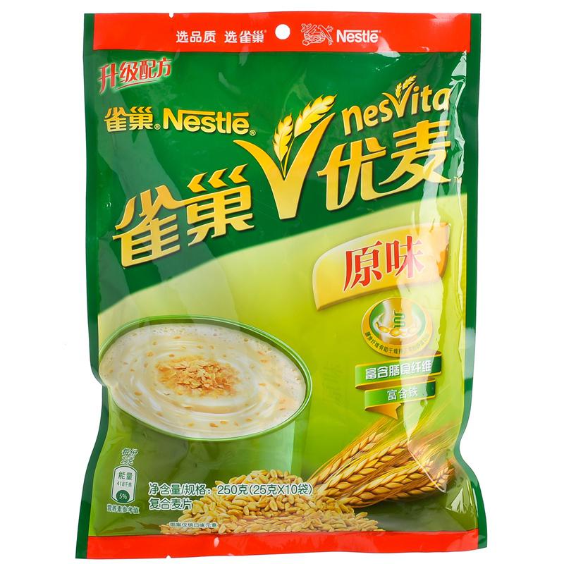 【天顺园店】雀巢优麦原味麦片250g(编码:479807)