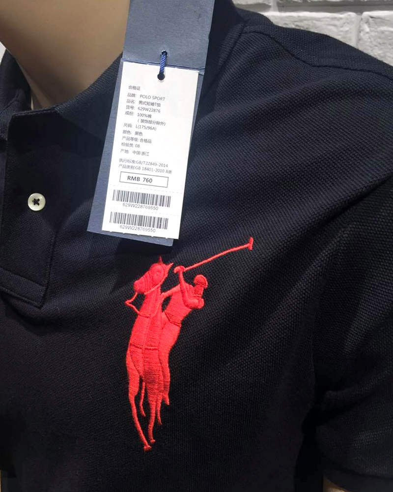 polo sport男士短袖t恤 黑色