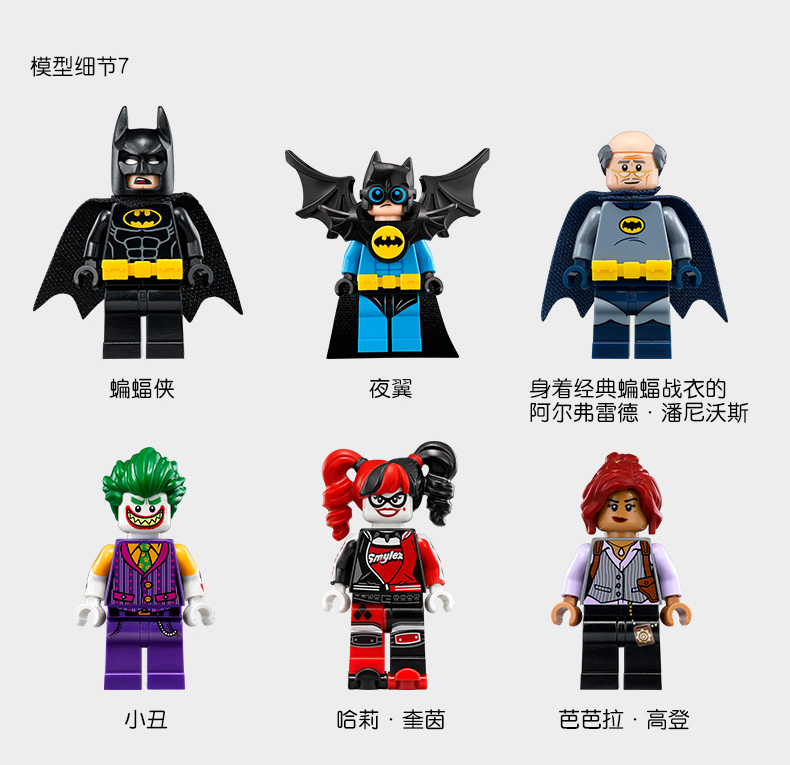 乐高小丑图片大全 乐高蝙蝠侠大电影#人物分析图-小丑