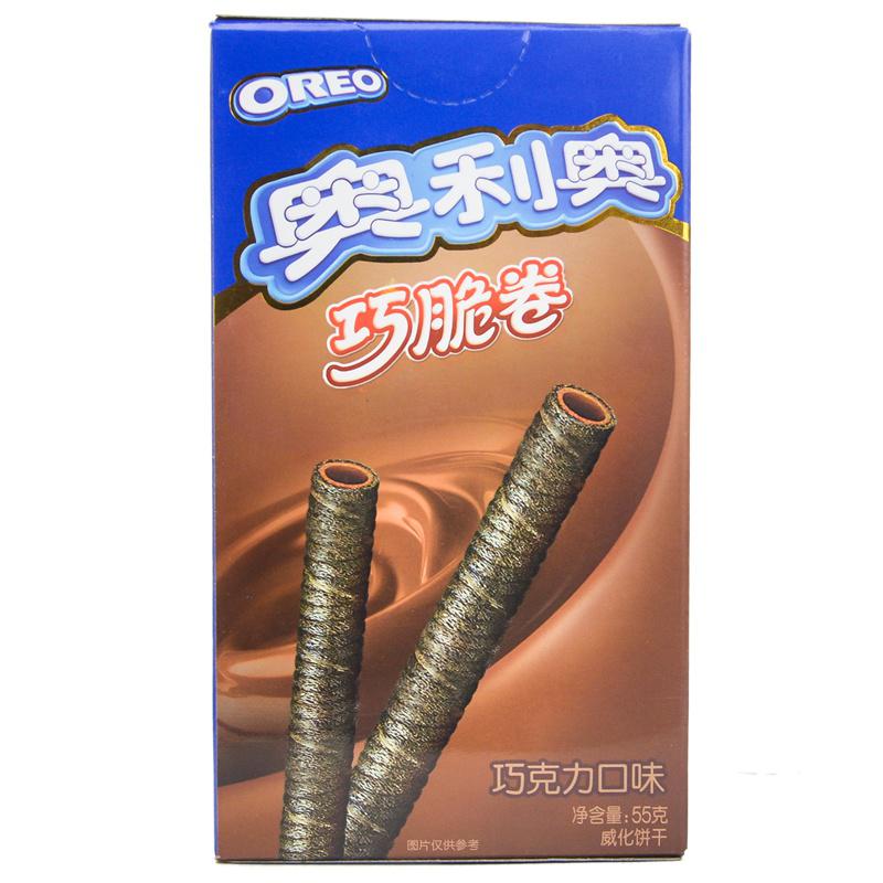【超级生活馆】卡夫奥利奥巧脆卷巧克力味55g(编码:222032)