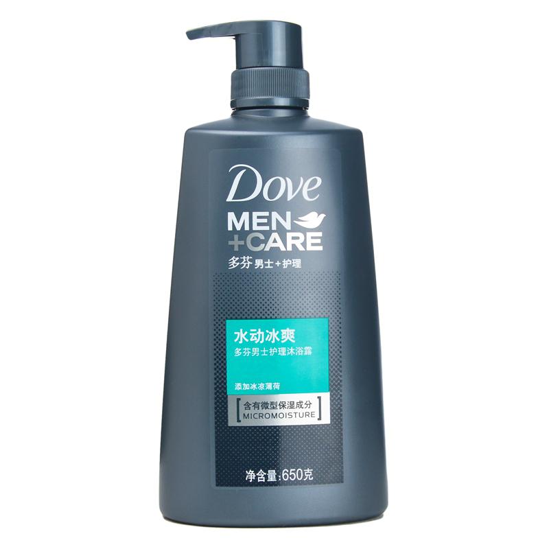【超级生活馆】多芬男士护理水动冰爽沐浴露650g(编码:537185)