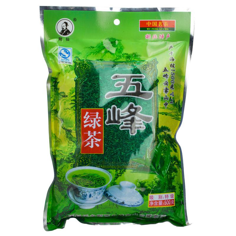 【超級生活館】陸仙五峰綠茶500g(編碼:109425)