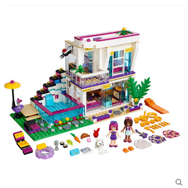 乐高好朋友系列41135大歌星丽薇之家lego friends积木玩具