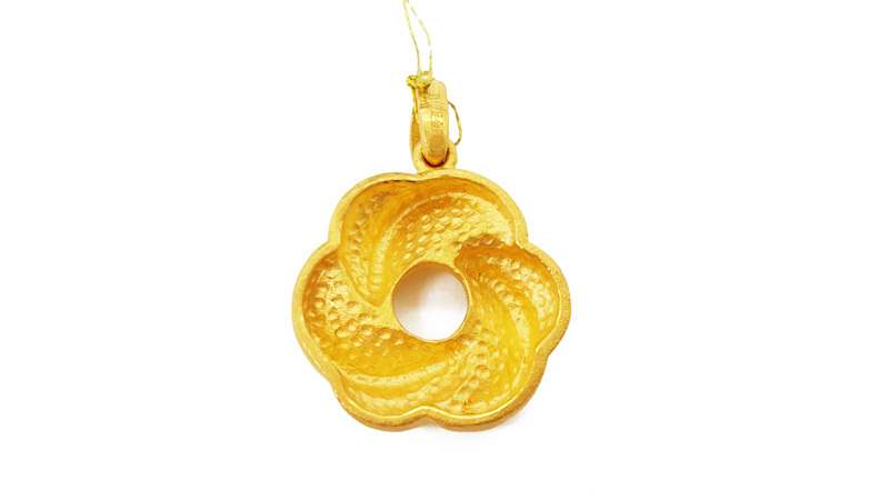 晶钰 足金吊坠 4.86克