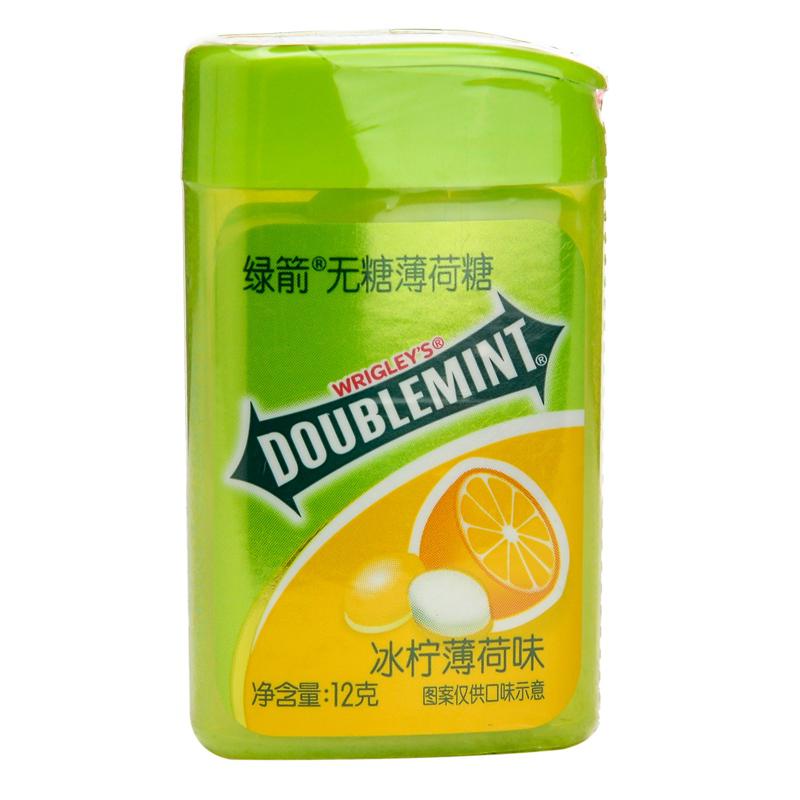 【超级生活馆】箭牌无糖薄荷糖冰柠薄荷味12g(编码:457122)