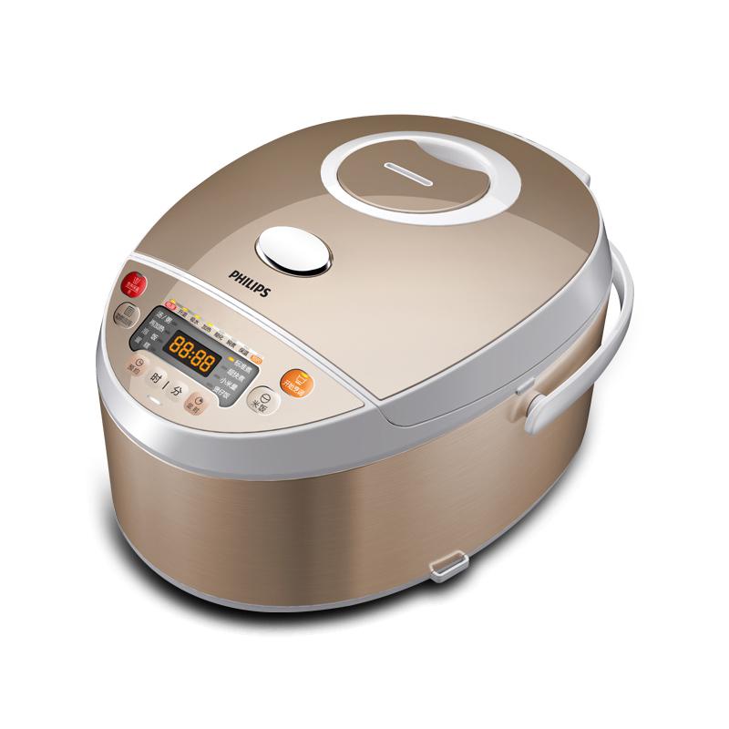 philips/飞利浦 电脑型电饭煲 4升容量6段智能温控烹饪正品hd3165