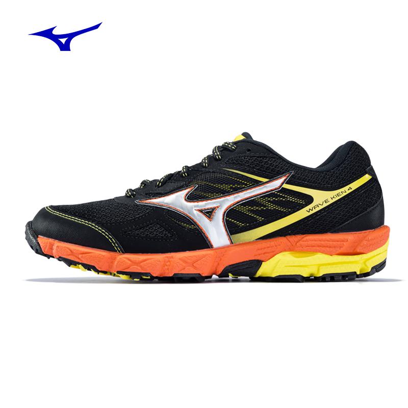 mizuno美津浓 减震轻便 男款越野跑鞋 wave kien 4 j1gj177303