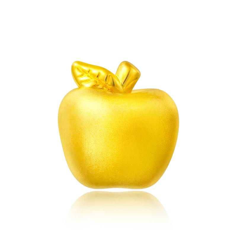 吊坠,follow饱满可爱苹果plus黄金足金转运珠报价