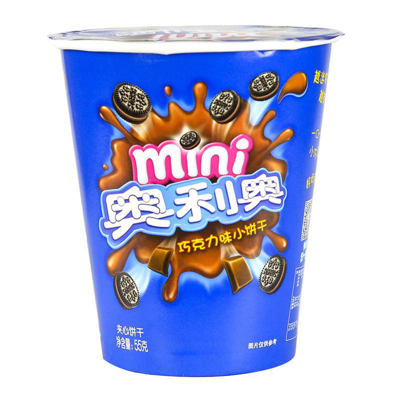 【天順園店】卡夫mini奧利奧巧克力味杯裝55g(編碼:341947)