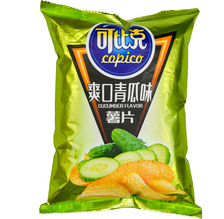 【天顺园店】可比克爽口青瓜薯片60g(编码:274905)-武商网,膨化