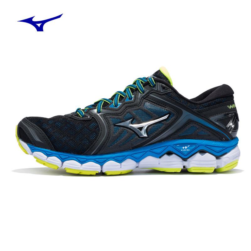 mizuno美津浓 减震透气耐磨男慢跑鞋运动跑步鞋sky j1gc170205【微